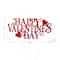 Glitzhome® 24" Metal "HAPPY VALENTINE'S DAY" Wall Decor
